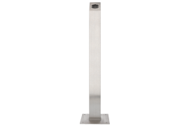 RPSS-CUT, Angled top stainless steel post, 1m, with cut-out