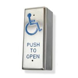 RTE-PTODA, Architrave all-active PUSH TO OPEN exit button, surface mount