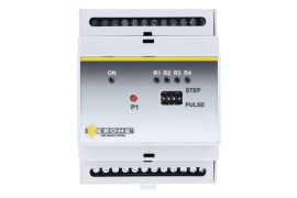 RX26-DIN, 4-relay DIN mount receiver
