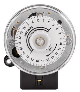 S255.3, ROUND PATTERN 4 PIN 3 ON/OFF TIME SWITCH