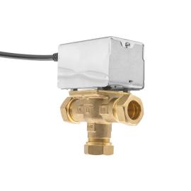 SAN223, Sangamo 3 Port 22mm Mid Position Motorised Zone Valve