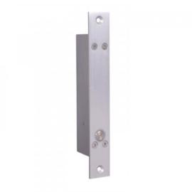 SB-236, Fail Safe mortise drop bolt 12vdc in silver 