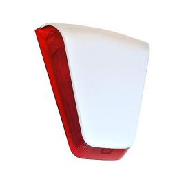 SDR-CV-RD-PLUS, Ext Siren Cover red lens + backlight