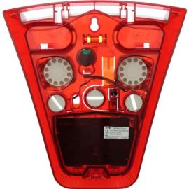 SDR-WEXT-G2-RD-NC, Sounder external wired G2 red lens no cover (order: SDR-CV)