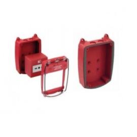 SG-BBC-R, Smart+Guard - Red - Clear Weatherproof back box no Sounder