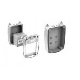 SG-BBC-W, Smart+Guard - White - Clear Weatherproof back box no Sounder