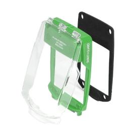 SGE-F-G, Smart+Guard Enviro - Green - Flush mounted no Sounder