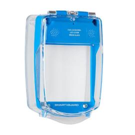 SGI-S-B-32, Lockdown Smart+Guard Surface mount, no sounder, Blue, 32mm Spacer