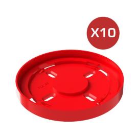 SH-21-BASE-0100, SmartCell Sounder Base - Red (10 Pack)