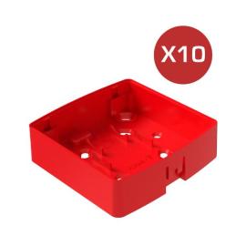 SH-51-BASE-0100, SmartCell Manual Call Point - Base Red (10 Pack)