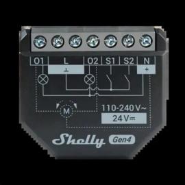 SHEL-2PM-GEN4, Shelly 2PM Gen4 WiFi & Zigbee Operated Relay with Power Metering