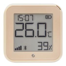 SHEL-HT-GEN3-MOC, Shelly H&T Gen 3 WiFi Controlled Temperature and Humidity Sensor Mocha