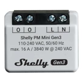 SHEL-MINI-PM-GEN3, Shelly PM Mini Gen3 WiFi Smart Power Meter