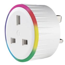 SHEL-PLUS-PLUG-WH, Shelly Plus WiFi Operated Smart UK Plug in White with Power Metering
