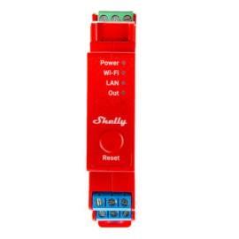 SHEL-PRO-1PM, Shelly Pro 1PM DIN-Rail Mounted Smart Switch with Energy Metering