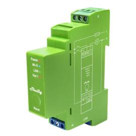 SHEL-PRO-DIMMER-1PM, Shelly Pro Dimmer 1PM DIN Rail Smart Dimmer with Power Monitoring