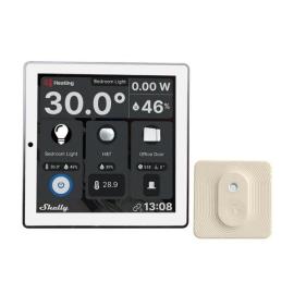 SHEL-WALL-DISPLAY-WH, Shelly Touch Screen Wall Display and Shelly H&T (White)