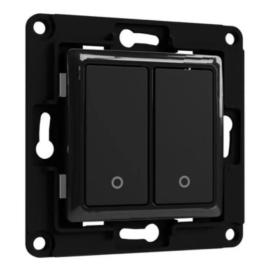 SHEL-WALL-SWITCH-2-BK, Shelly Wall Switch 2 (Black)