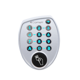 SKR, ELECTRONIC KEYPAD, 100 CODES, INTEGRATED READER, 500 BADGES