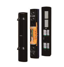 SL-350QFR-BT, Smart Line Quad Beam 100m photo beam for use in beam towers, 4 x Channel - Professional, Low current battery version