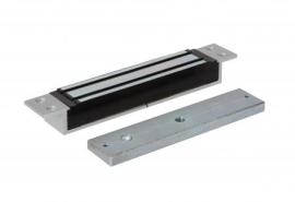 Slimline Monitored Mini Mortice Magnet product offering 600 lbs (280 kg) holding force - Magnet size 230(L) x 36 (W) x 30 (D) all mm. Armature plate 180 (L) x 38 (H) x 8 (D) all mm