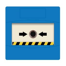 SY-BS02, Double Pole Changeover Blue Call Point - Surface Mounted