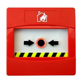 SY-RS02, Double Pole Changeover Red Call Point - Surface Mounted