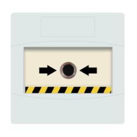 SY-WF01, Conventional White Call Point - Flush Mounted