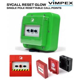 SYW-GS01, Waterproof Conventional Green Call Point - Surface Mounted