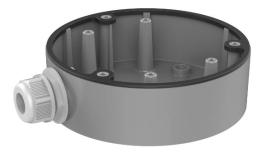 TVD-BB3-W, TRUVISION DOME BACK BOX USED WITH TVW-56XX WEDGE, TVD-6/7 SERIES DOMES (WHITE)