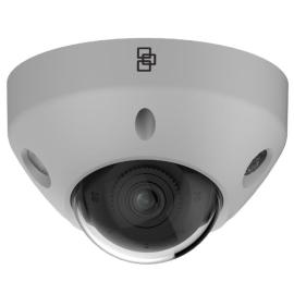 TVFC-M01-0401-WED-G, TruVision 4MP, Full colour IP Fixed Lens Wedge Camera, 30m white light, 2.8mm, built-in mic, audio I/O, grey