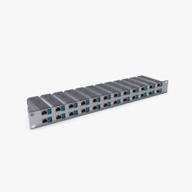 VLS-1U, 1U 24-Way Fascia Plate is designed for rack-mounting