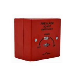 VMIS2S-R, Secure Mains Isolator Switch - Surface - Red - 8A
