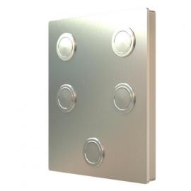 VR4KBM-5, VR4K Series Button module (5 buttons)