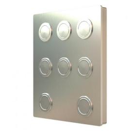 VR4KBM-8, VR4K Series Button module (8 buttons)