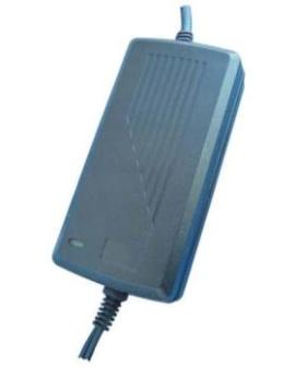VRS121000EE, 12V d.c. Switch Mode PSU 1Amp. Encapsulated in plastic case. Ideal for CCTV.  Output flying lead fitted with 2.1mm jack connector