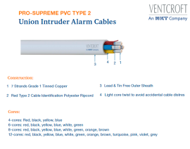VSC-6WT,  100m White, 6 Core White Circuit Protection Cable (No Shock Life Safety)