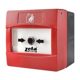 ZETA (ZT-CP4/AD/WP) Zeta Addressable CP4 Weatherproof Call Point, Red (LPCB Approved)