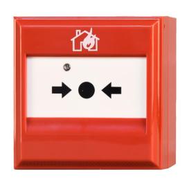 Ziton, DI-9204E, Innovation Intelligent Addr. Indoor MCP, Resetable, Surface or Flush Mount /w Surface Mount Back Box & Special Reset Key 