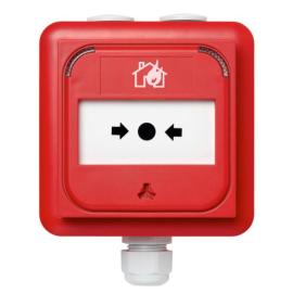 Ziton, ZP888R, ZP7 Series intelligent addressable manual call point, weatherproof